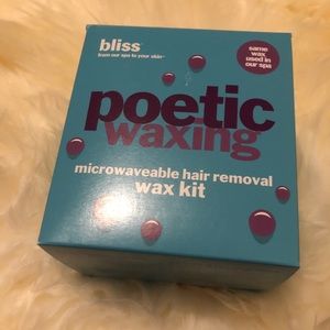 Bliss poetic waxing kit